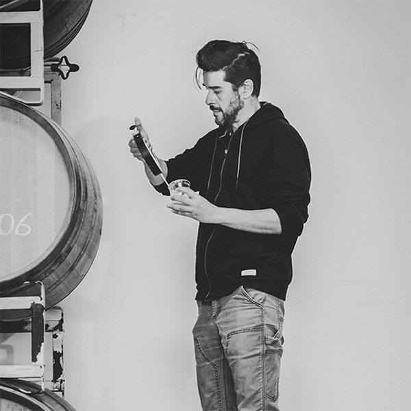 Felipe Ramirez with Atomique3 Wines